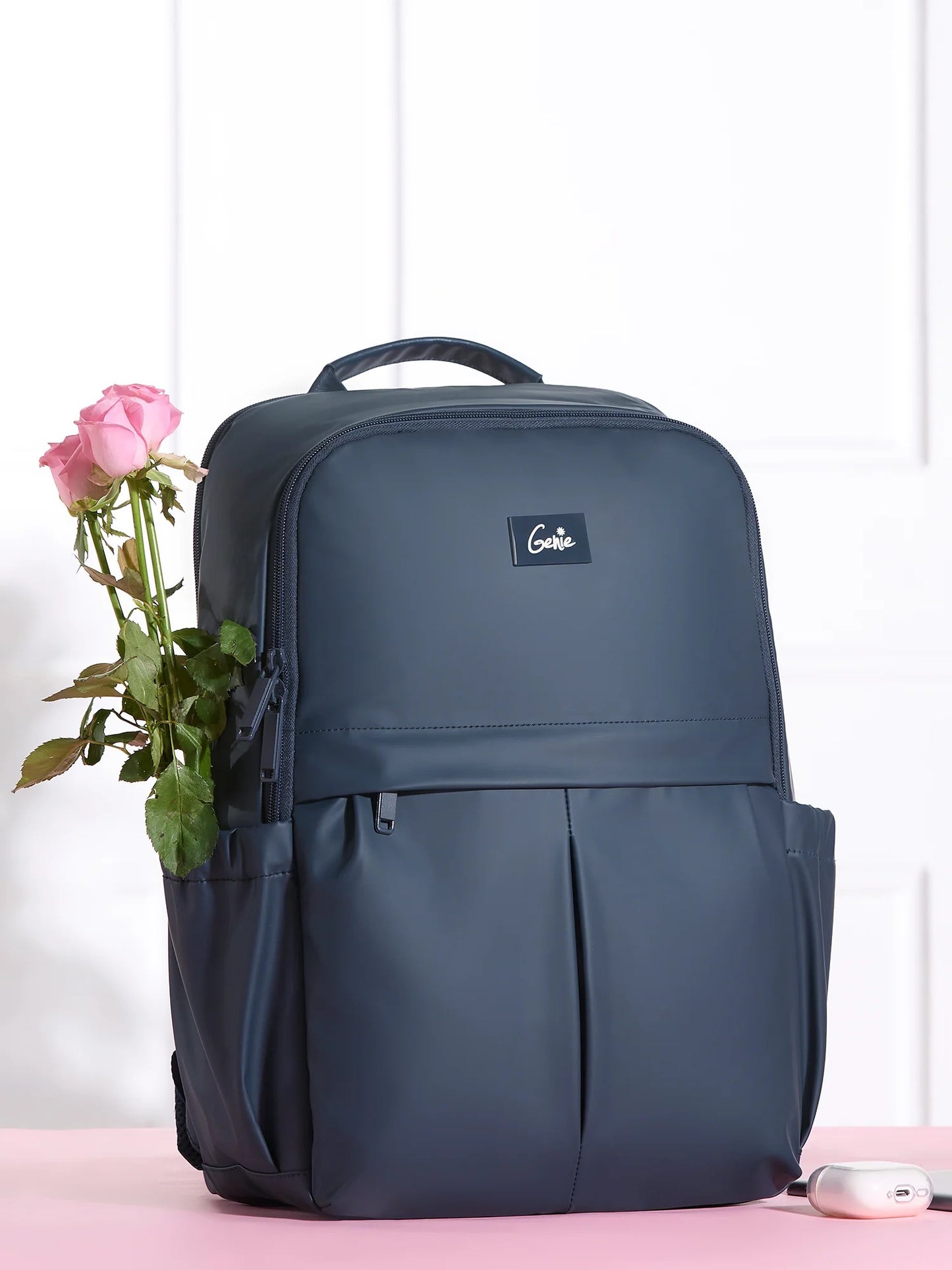 Cipher 27 L Navy Blue Formal Backpack Laptop Sleeve