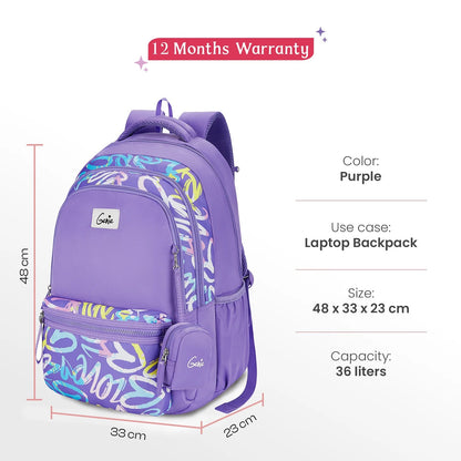 Genie Vera 36L Purple Laptop Backpack