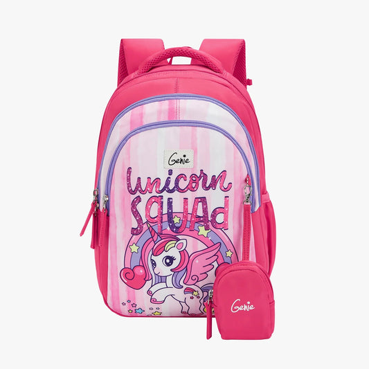 Genie Unicornsquad Small Backpack for Kids - Pink