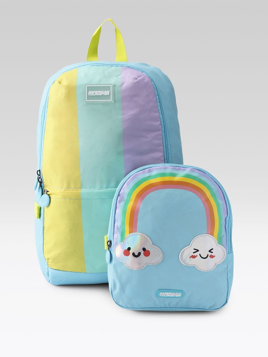 American Tourister Unisex Kids MOODLE 2.0 Colourblocked Applique Backpack