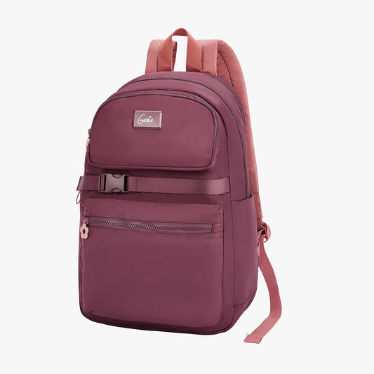 Genie Maple 21L Wine College Backpack With Laptop Sleeve