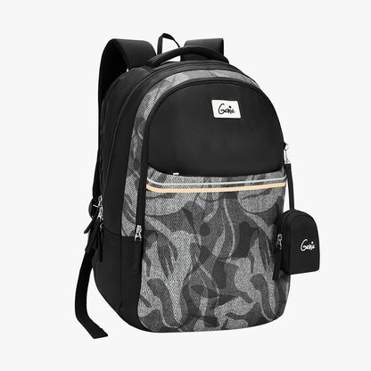 Genie Zuri 40L Black Laptop Backpack With Raincover