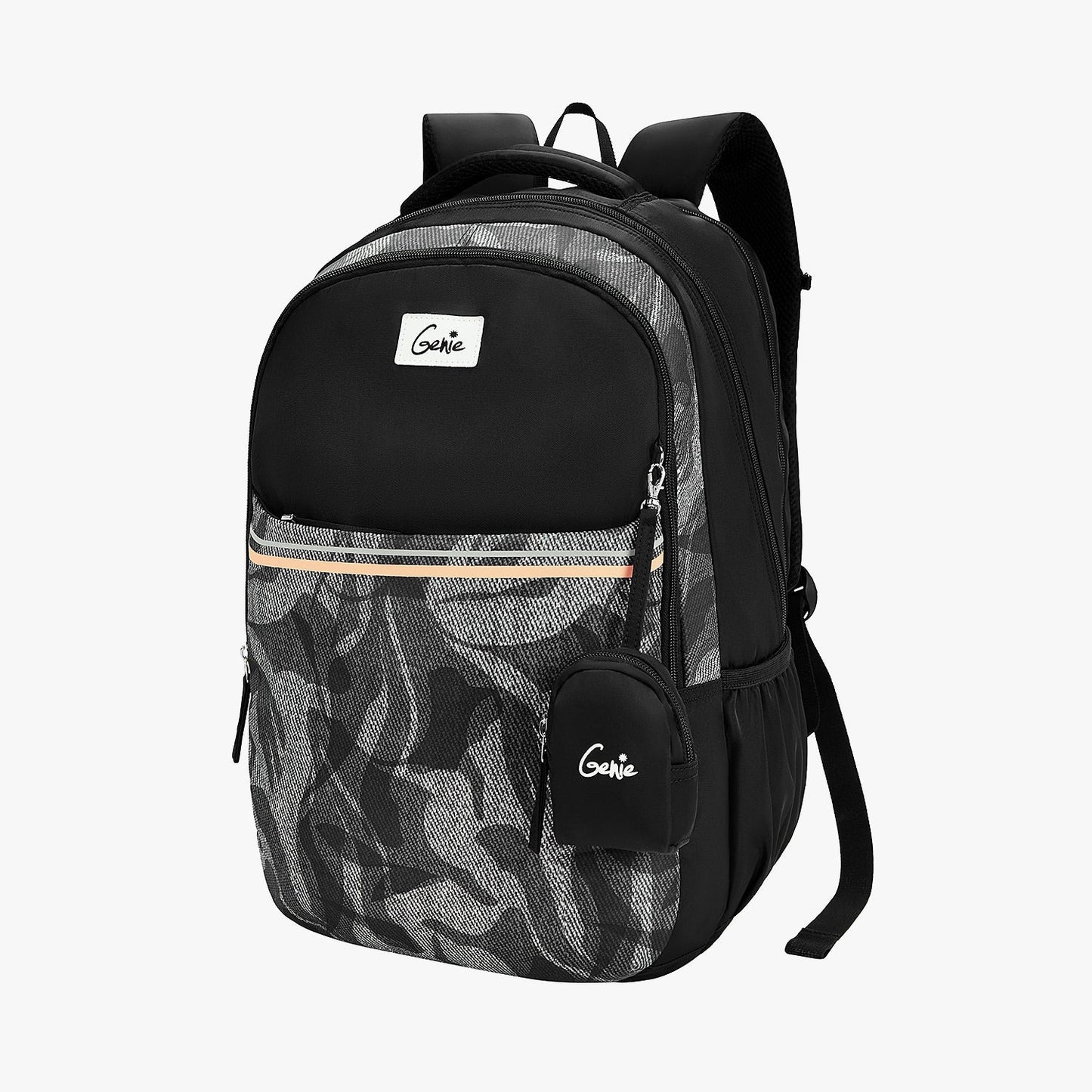 Genie Zuri 40L Black Laptop Backpack With Raincover
