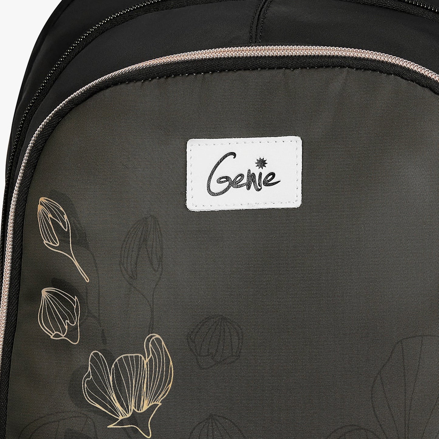 Genie Twinkle 36L Black School Backpack