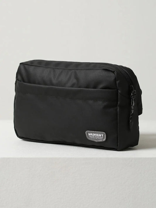 Large Travel Fanny Pack (Waist Pouch) - Black Wildcraft
