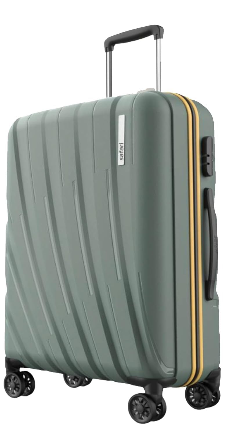 Safari Polyproplyene Hard Shell Cairo 8 Wheels, 5 Years Warranty
