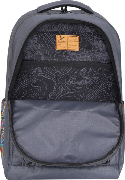 Arctic Fox Comic Dark Denim & Black Backpack