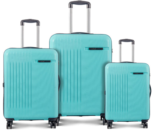 Safari Lancer Set Of 3 Combo Luggage Mint Green