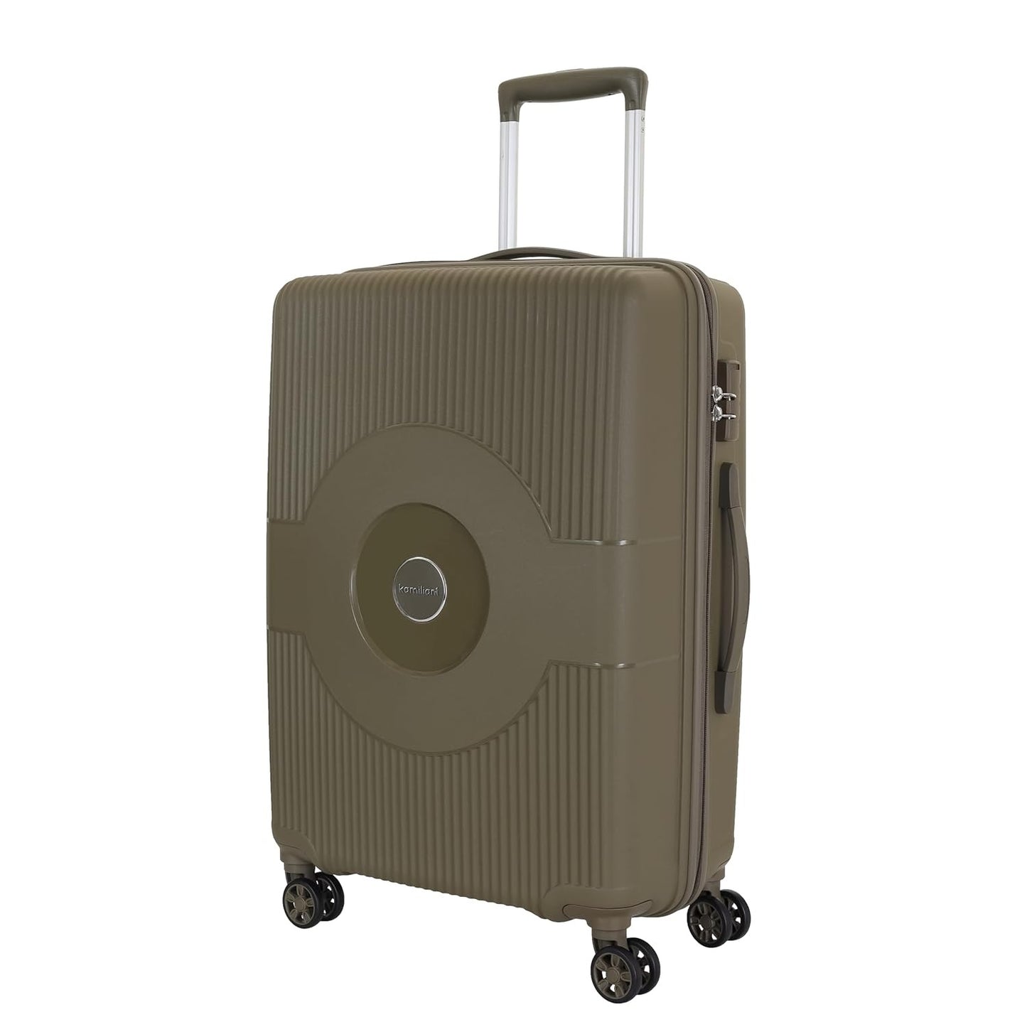 American Tourister Kamiliant Might 3-Piece Lightweight Spinner Luggage Set (55/68/79 cm) – Military Olive