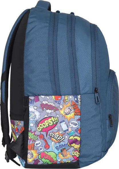 Arctic Fox Comic Dark Denim & Black Backpack