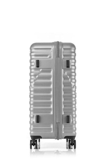 American Tourister SkyBridge ABS Hard-Sided 8-Wheel Spinner Check-in Luggage – 28" (Silver)