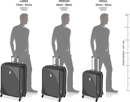Safari Club 8W Polypropylene Luggage Set of 3 – Teal