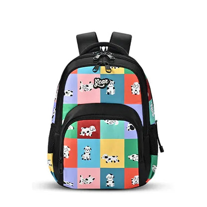 Gear Puffy 17" Backpack – Black-Green