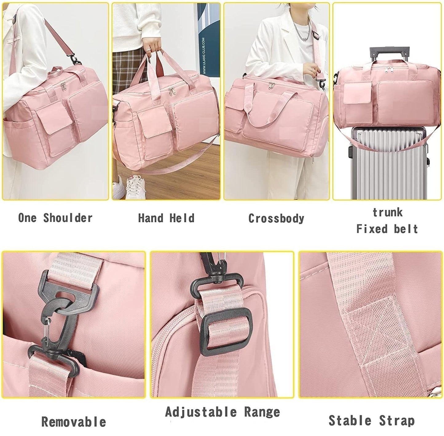 Foldable Waterproof Travel Bag – Lightweight Large Capacity Carry-On