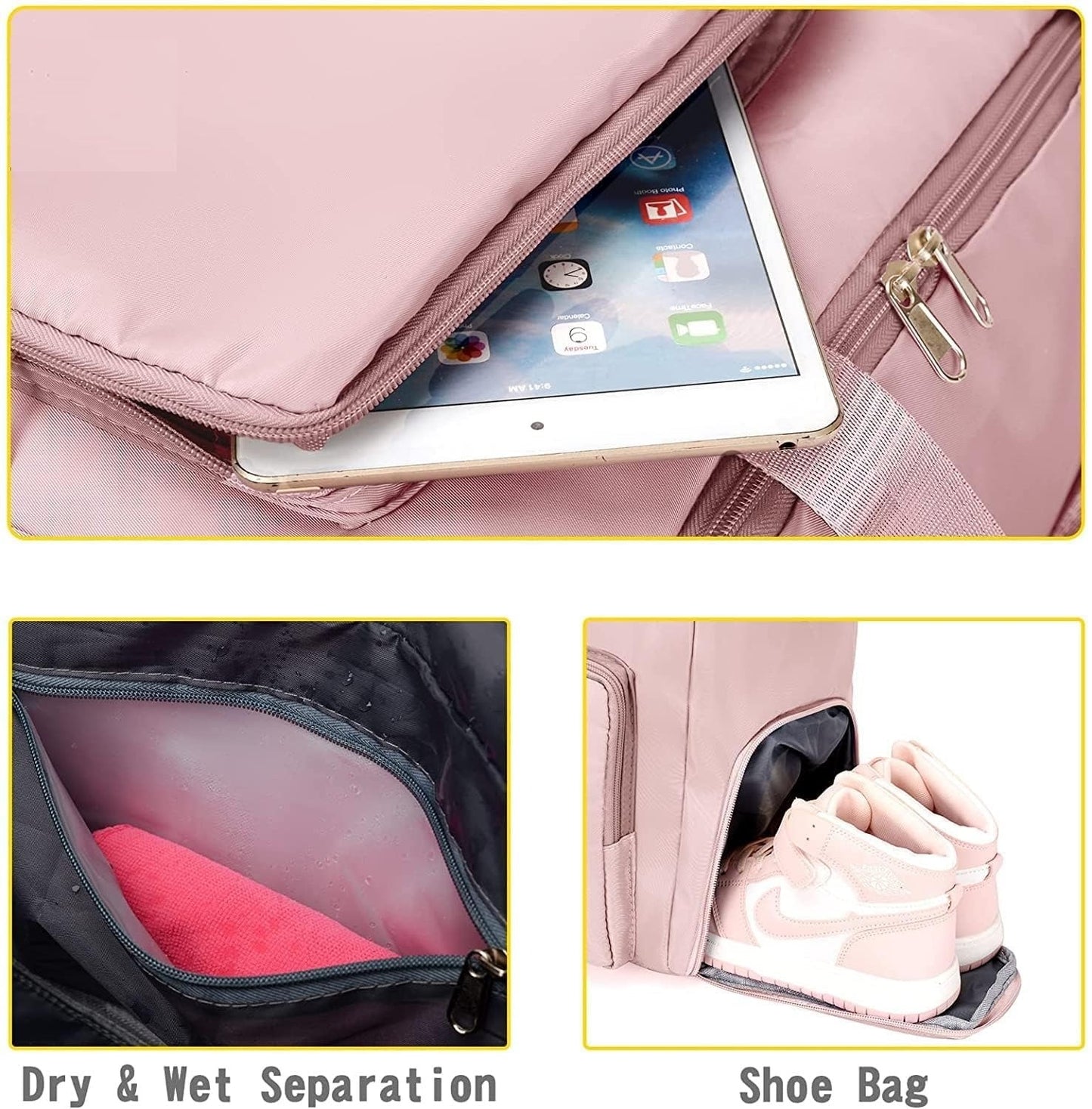 Foldable Waterproof Travel Bag – Lightweight Large Capacity Carry-On