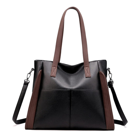 Women’s Faux Leather Tote Handbag – 2-in-1 Shoulder Bag & Crossbody (Wedding & Everyday Use)