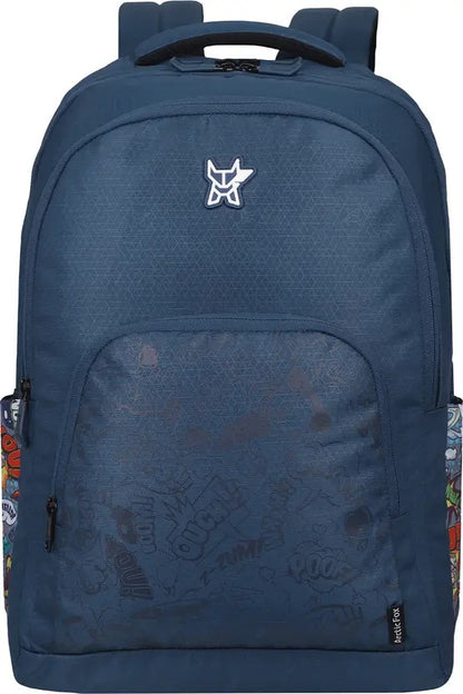 Arctic Fox Comic Dark Denim & Black Backpack