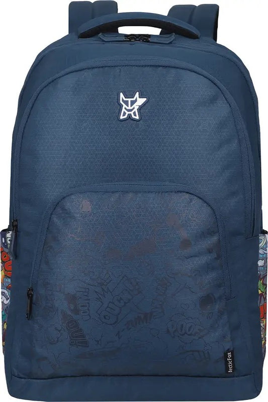 Arctic Fox Comic Dark Denim & Black Backpack