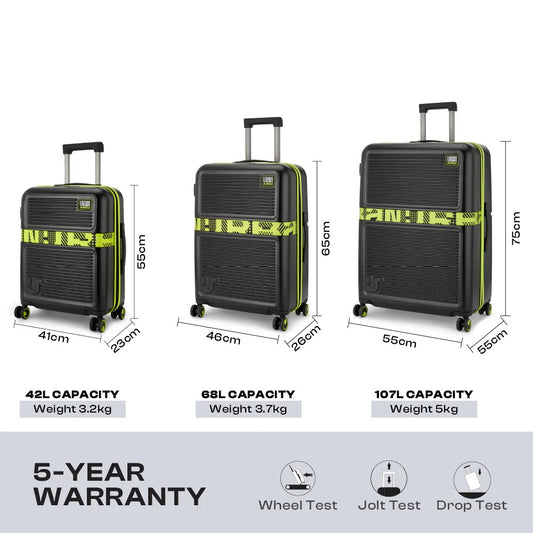 The Original Hard Luggage 3pc Set | Urban Jungle