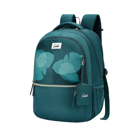 Genie ESTHER School Backpack for Girls |19 In-36 Ltr with Three Compartments, Side Pockets and Light Weight with Padded Shoulders