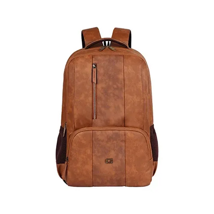 Gear Vault Faux Leather Laptop Backpack 30L