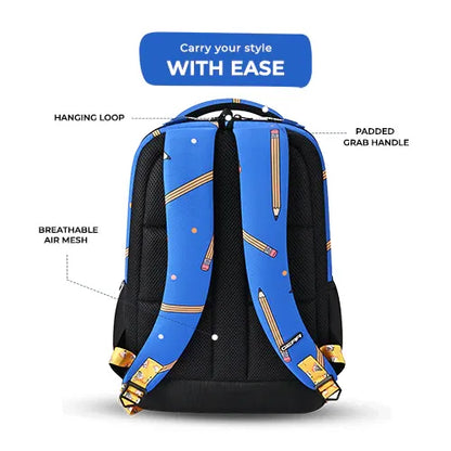 Shuffle 17" Backpack – Blue-Black Gear