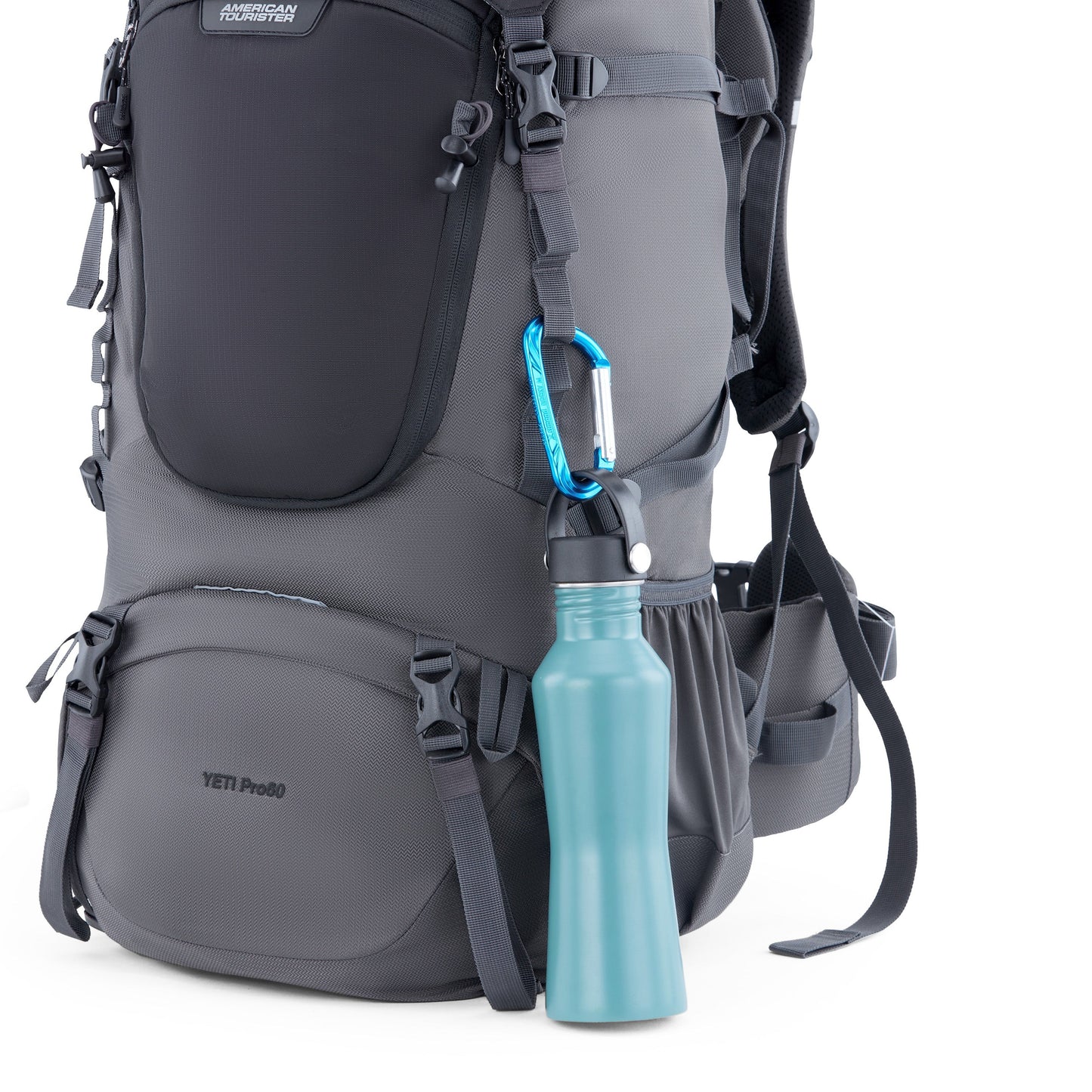 American Tourister Yeti Pro 60L Trekking & Hiking Backpack with Rain Cover