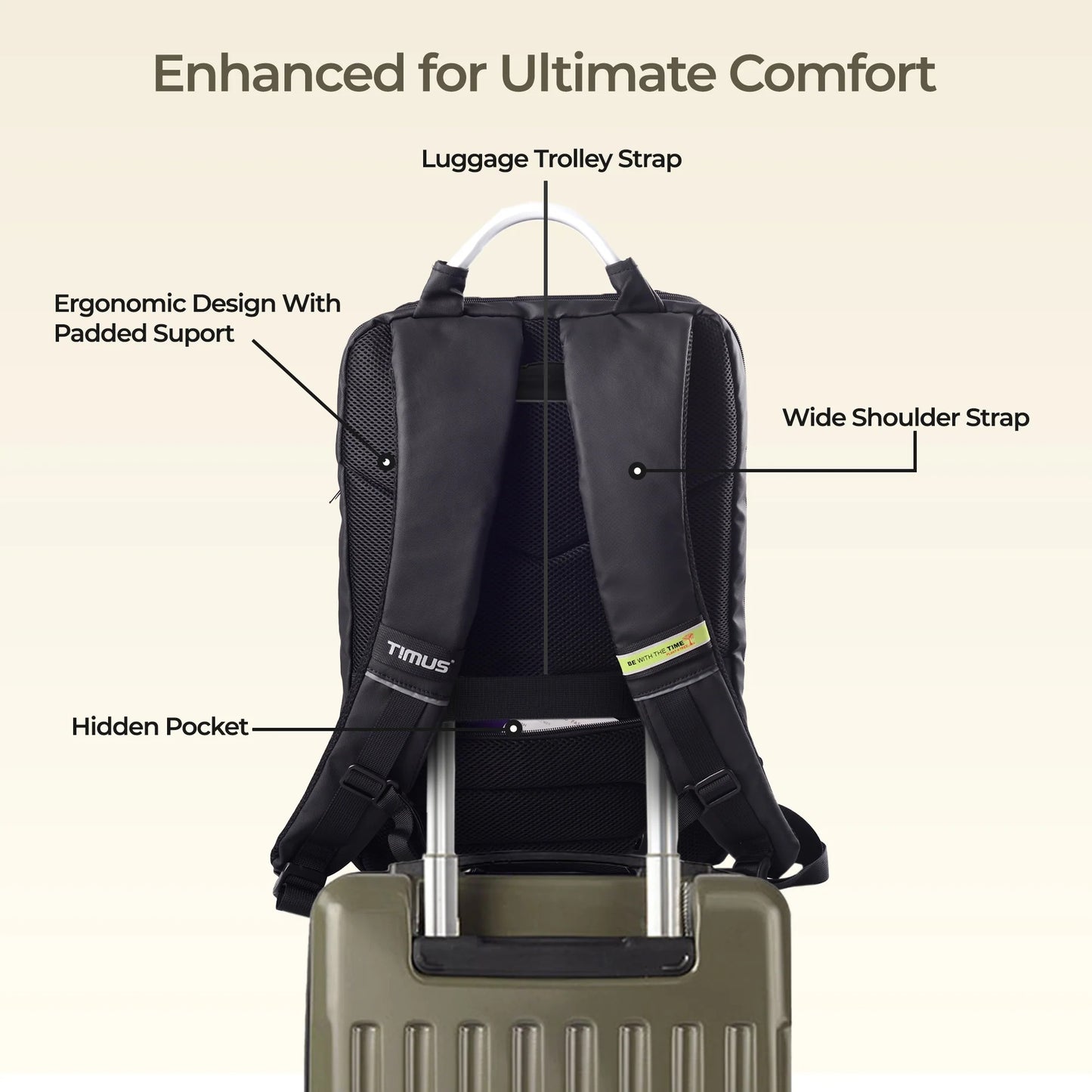 Timus Seattle Professional Laptop Backpack