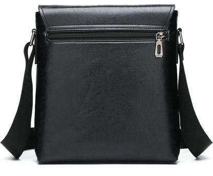 Jeep BULUO Man Leather Messenger Bag Male Cross Body Shoulder Business Bags For Men