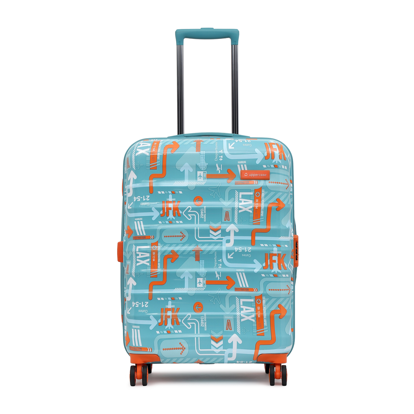 Uppercase JFK Eco Hard Shell Luggage Trolley, Suitcase for Men and Women