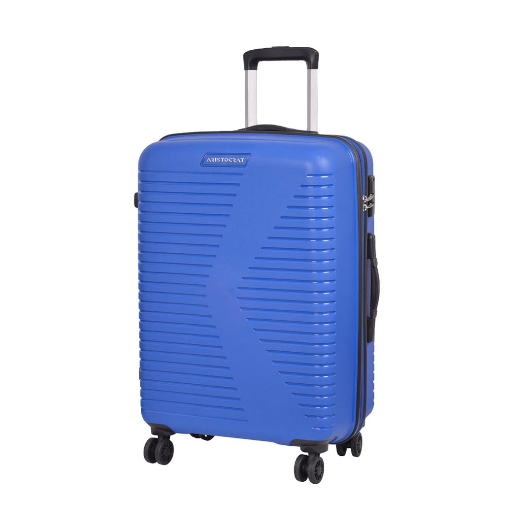 Aristocrat Karl Blue Hard Luggage Trolley