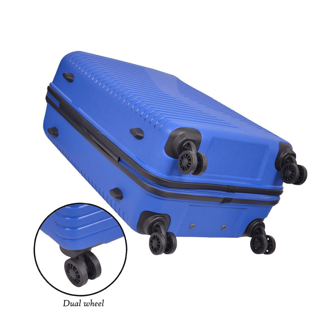 Aristocrat Karl Blue Hard Luggage Trolley