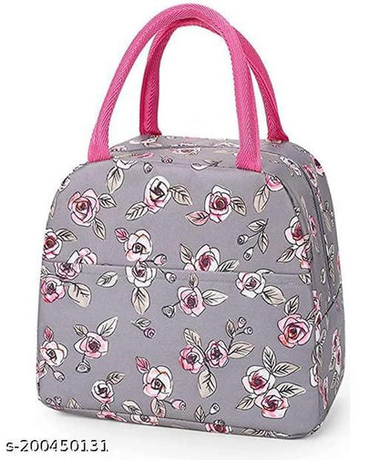 Insulated Lunch Bag | Lunch Bag for Kids,Student,Adult | Tiffin Bag | Insulated Stylish Polyester Lunch,Tiffin Bags | Bag for Picnic | Portable and Reusable Lunch Bag