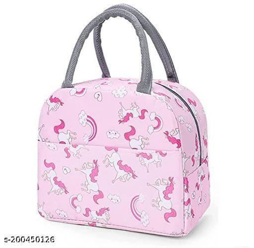 Insulated Lunch Bag | Lunch Bag for Kids,Student,Adult | Tiffin Bag | Insulated Stylish Polyester Lunch,Tiffin Bags | Bag for Picnic | Portable and Reusable Lunch Bag