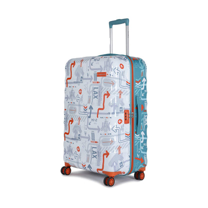 Uppercase JFK Eco Hard Shell Luggage Trolley, Suitcase for Men and Women