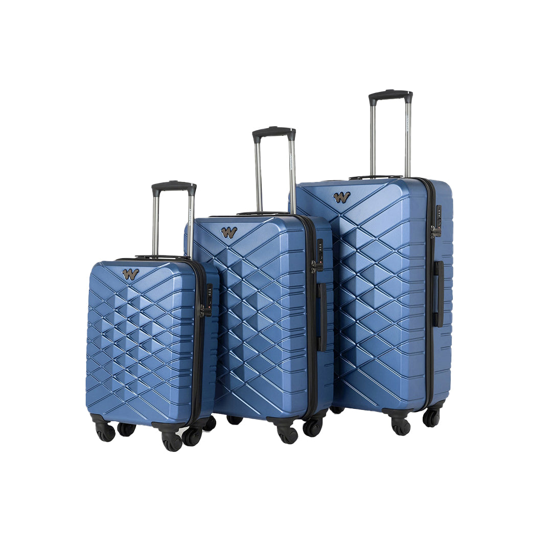 Wildcraft Saiph Hard Trolley Suitcase (12711) -Blue