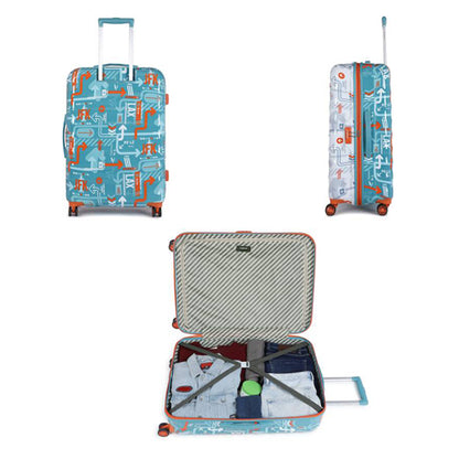 Uppercase JFK Eco Hard Shell Luggage Trolley, Suitcase for Men and Women