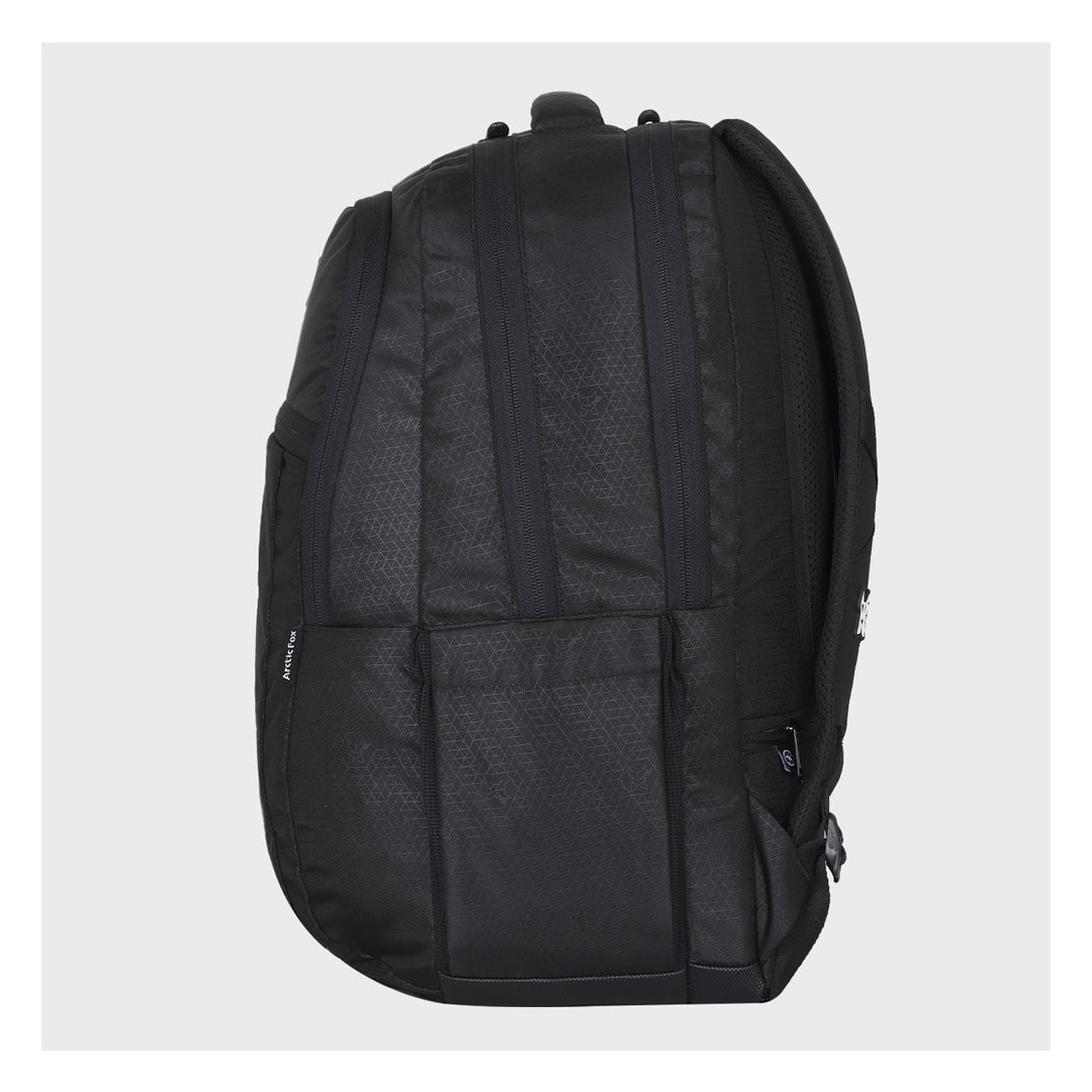 Arctic Fox Smooth Black Laptop Backpack