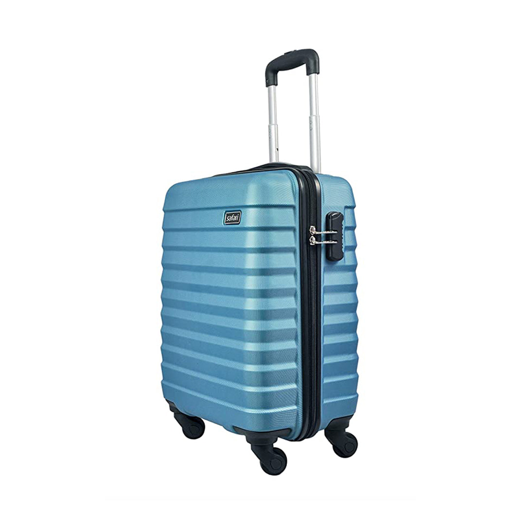 Safari Sonic 55cms Anti Scratch Polycarbonate Hardsided Cabin Luggage (Blue, 55)