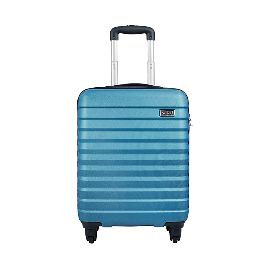 Safari Sonic 55cms Anti Scratch Polycarbonate Hardsided Cabin Luggage (Blue, 55)