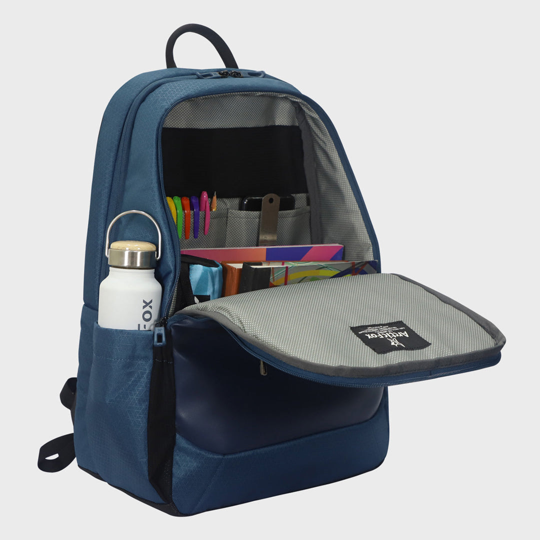 Arctic Fox Zinc Deep Dive Polyester 15 inch Laptop Backpack, 27 L