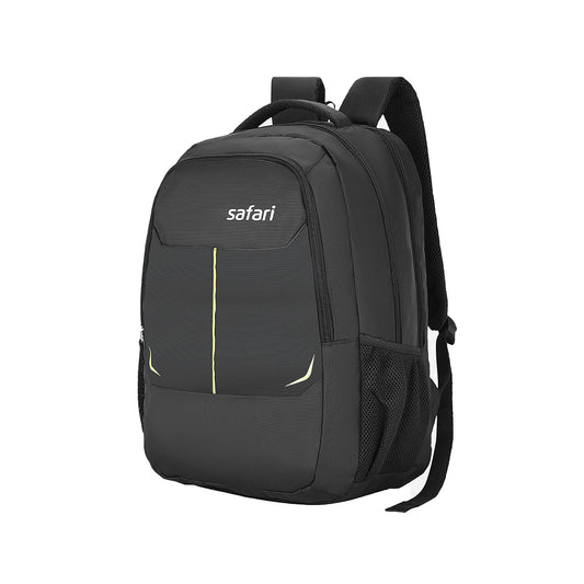 Safari Delta Plus Laptop and Raincover School backpack - Black