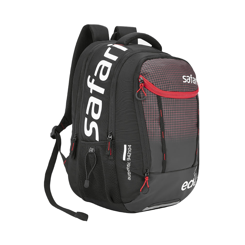 Safari Expand 2 Laptop and Raincover School backpack - Black