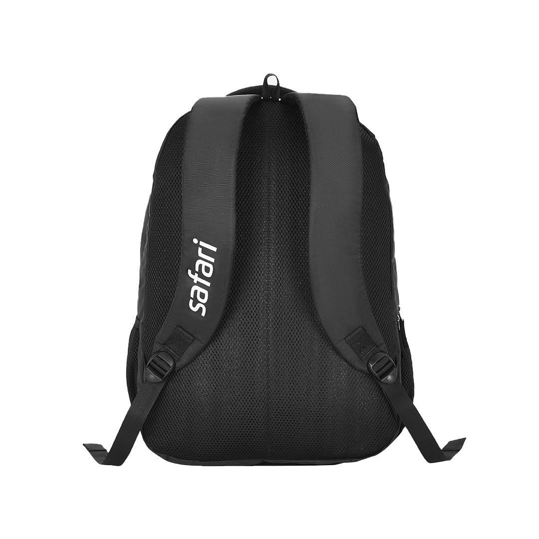 Safari Delta Plus Laptop and Raincover School backpack - Black