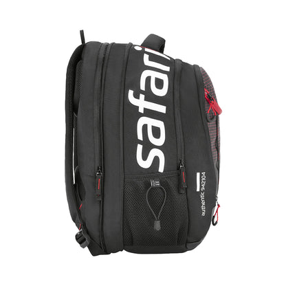 Safari Expand 2 Laptop and Raincover School backpack - Black