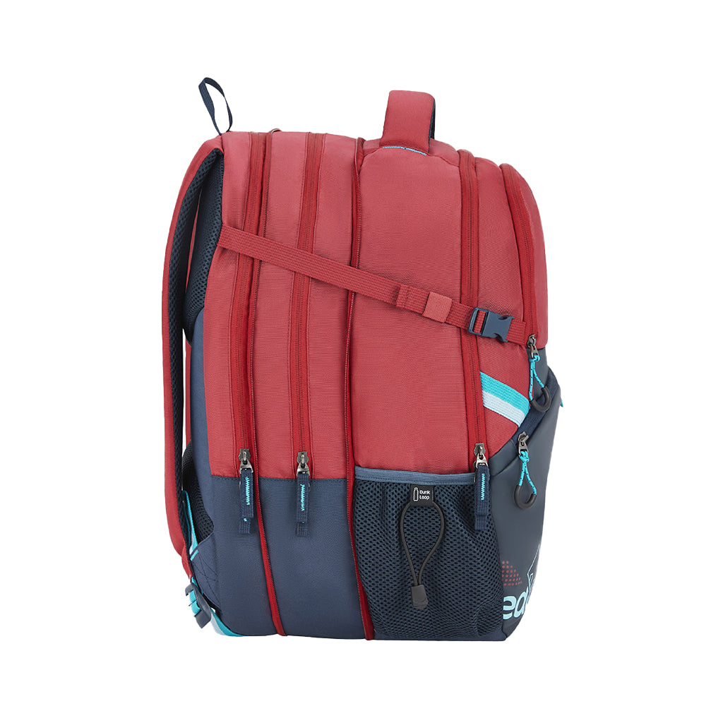 Safari Expand 9 Laptop and Raincover School Backpack - Red