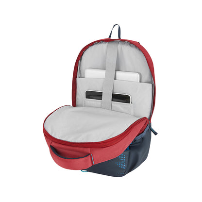 Safari Expand 9 Laptop and Raincover School Backpack - Red