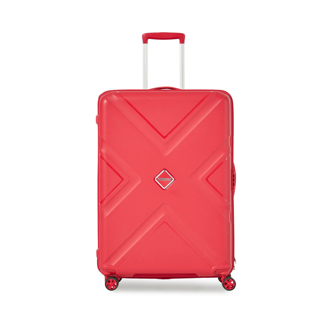 American Tourister Kross SP Rol Polypropylene Combination 8 Wheels Hard Trolley