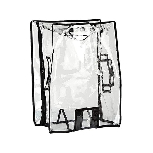 PVC Transparent Trolley Bag Cover Waterproof/Dustproof Suitcase Cover for Hard Luggage with Zip