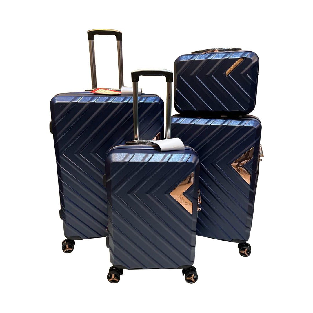 ICARRY Grand Italy Set Of 4 Piece Dual Wheel Trolley